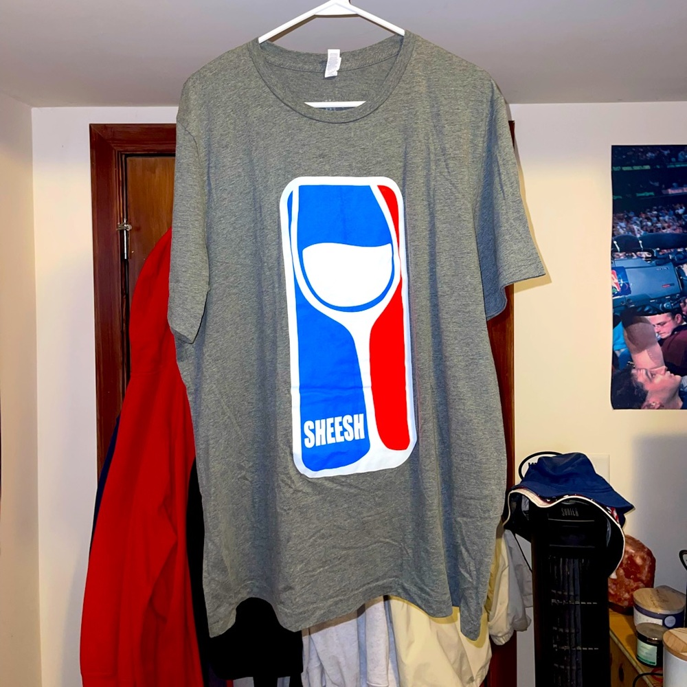 Barstool NBA “Sheesh” logo t shirt size 2XL
